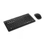 Zestaw klawiatura i mysz Rapoo 8000M Universal Bluetooth QWERTZ Niemiecki Czarny