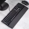 Podkładka pod nadgarstki REDRAGON METEOR S Skóra ekologiczna Pianka memory Czarna