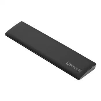 Podkładka pod nadgarstek REDRAGON P036 ze skóry ekologicznej, pianka memory, 359×73×20 mm, czarna