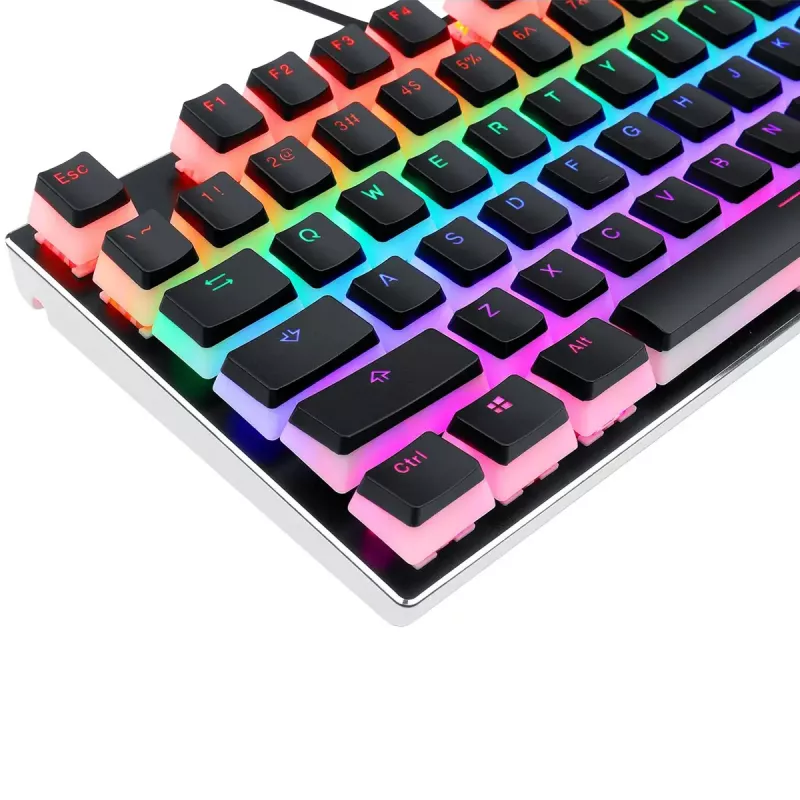 Zestaw mechanicznych nasadek na klawisze REDRAGON A130 PBT Doubleshot — Czarny