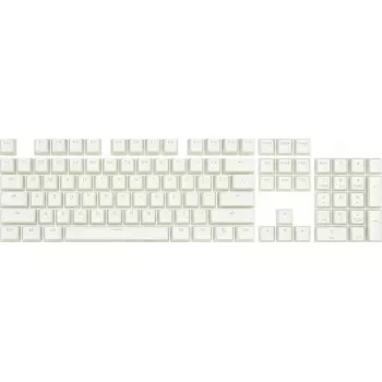 Zestaw nasadek REDRAGON A130 PBT Doubleshot biały — zamienne nasadki, materiał PBT, legendy doubleshot