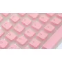 Mechaniczny zestaw keycapów REDRAGON A130 PBT Doubleshot — Różowe keycapy, konstrukcja PBT doubleshot
