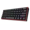 Klawiatura REDRAGON FIZZ PRO K616-RGB B Gaming USB RF Wireless Bluetooth QWERTY Czarno-czerwona