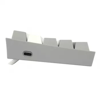 Klawiatura mechaniczna REDRAGON K617-RGB Fizz przewodowa USB szaro-biała