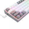 Klawiatura mechaniczna REDRAGON K617-RGB Fizz przewodowa USB szaro-biała
