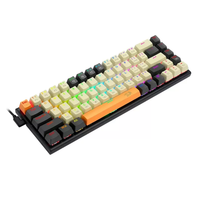 Klawiatura REDRAGON K633CGO-RGB Ryze mechaniczna przewodowa USB czarno-biała