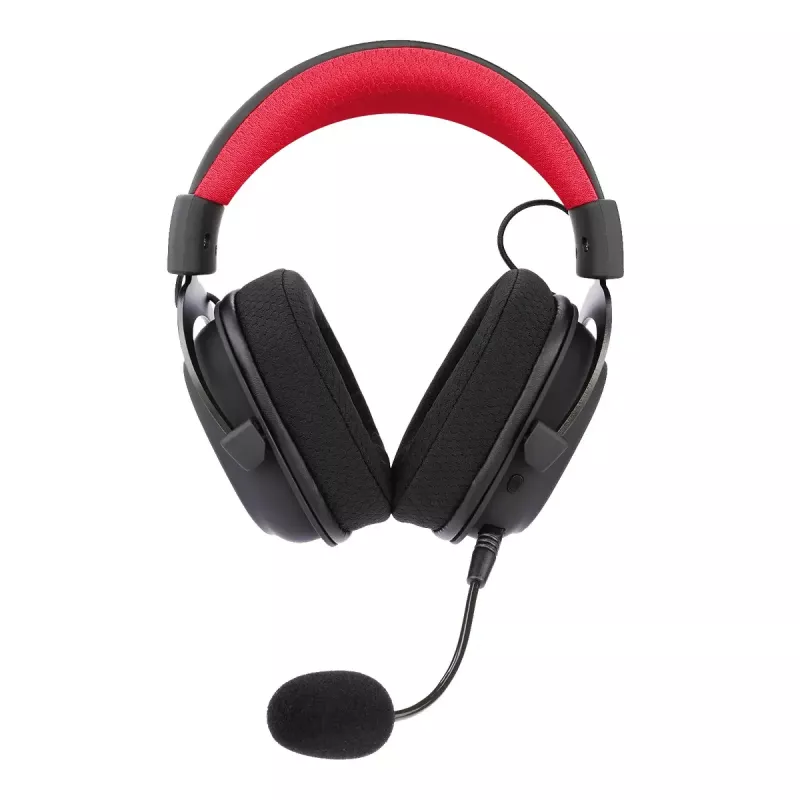 Przewodowe słuchawki nauszne Bluetooth REDRAGON H510 Zeus Pro RGB — 20–20000 Hz, kabel 1,8 m, czarne