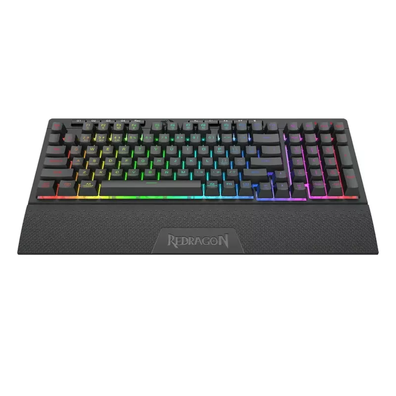 Klawiatura REDRAGON K515-RGB SHIVA 98 USB Czarna Membranowa Przewodowa