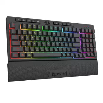 Klawiatura REDRAGON K515-RGB SHIVA 98 USB Czarna Membranowa Przewodowa