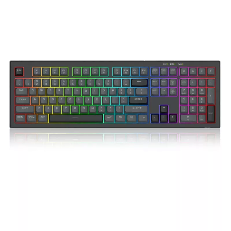 Klawiatura REDRAGON K518-RGB-GB Crux przewodowa USB czarna membranowa