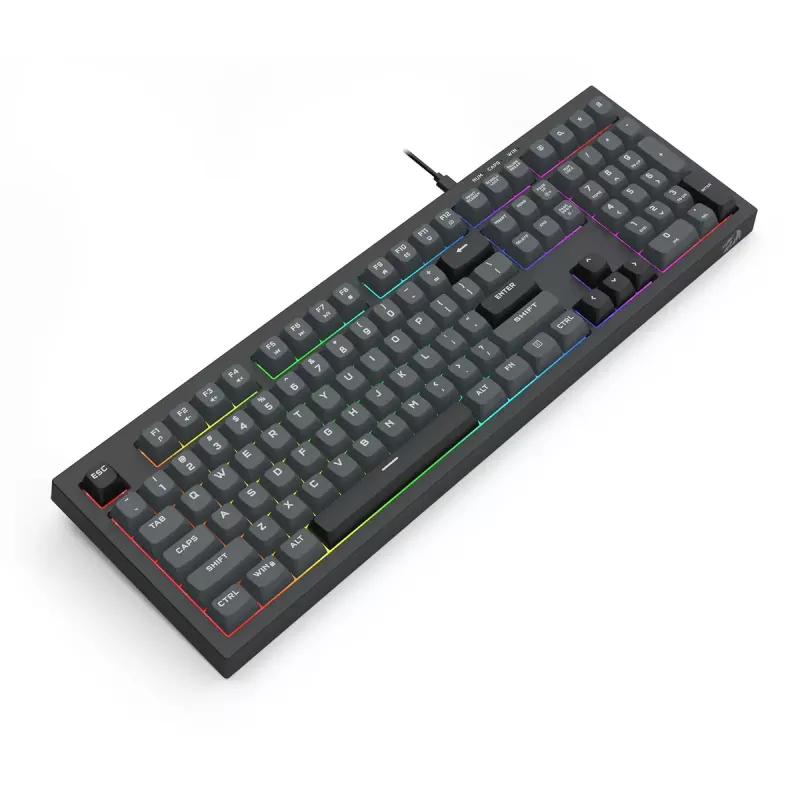 Klawiatura REDRAGON K518-RGB-GB Crux przewodowa USB czarna membranowa