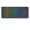 Klawiatura mechaniczna REDRAGON K708-RGB-PRO z USB, RF Wireless i Bluetooth, kabel 1,5 m, czarna, 0,76 kg