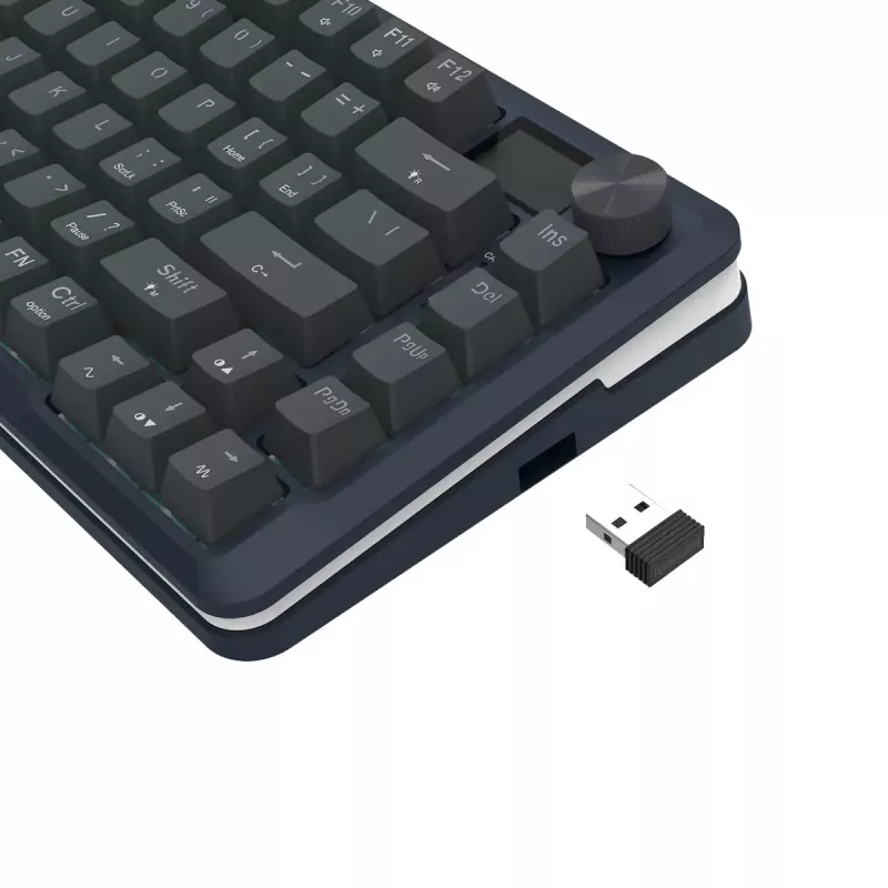 Klawiatura mechaniczna REDRAGON K708-RGB-PRO z USB, RF Wireless i Bluetooth, kabel 1,5 m, czarna, 0,76 kg