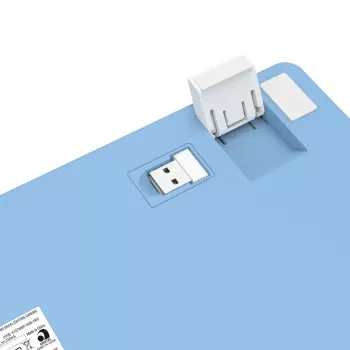 Klawiatura mechaniczna REDRAGON K707WBP-RGB-PRO przewodowa USB niebiesko-biała