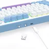 Klawiatura mechaniczna REDRAGON K707WBP-RGB-PRO przewodowa USB niebiesko-biała