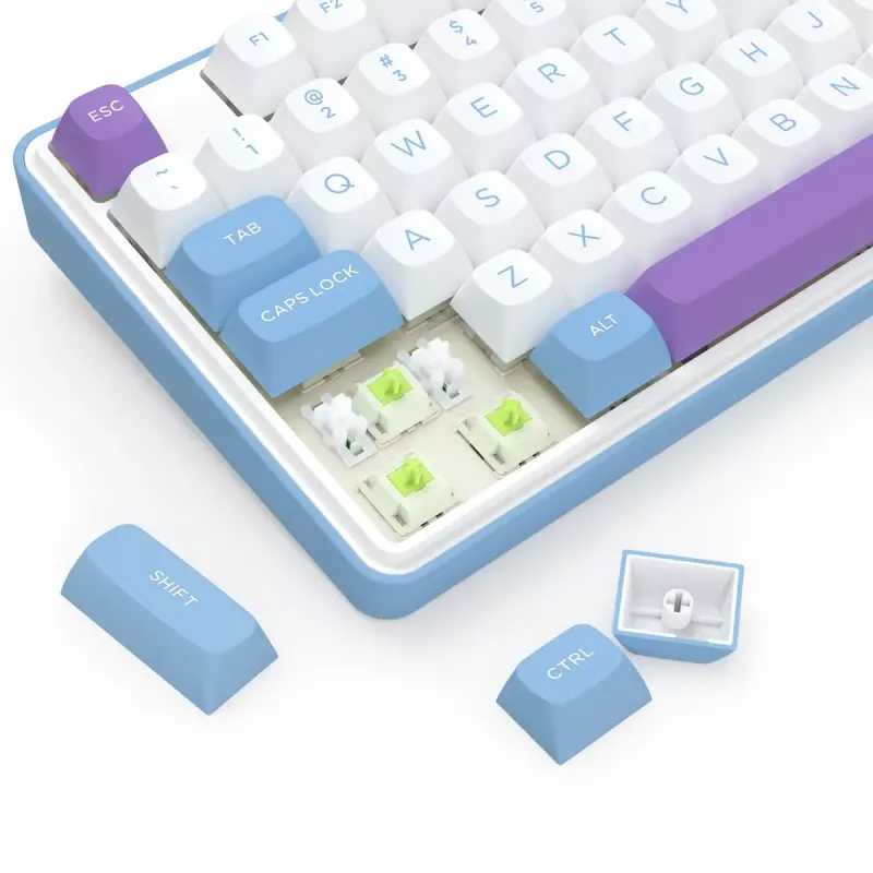 Klawiatura mechaniczna REDRAGON K707WBP-RGB-PRO przewodowa USB niebiesko-biała