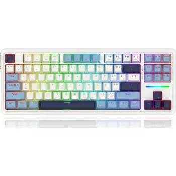 Klawiatura mechaniczna REDRAGON K728WBB-RGB-PRO, podświetlenie RGB, bezprzewodowa