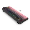 Klawiatura mechaniczna REDRAGON Antonium Pro K728SP-RGB-PRO — USB, bezprzewodowa RF, Bluetooth, czarno-różowa