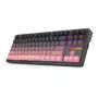 Klawiatura mechaniczna REDRAGON Antonium Pro K728SP-RGB-PRO — USB, bezprzewodowa RF, Bluetooth, czarno-różowa