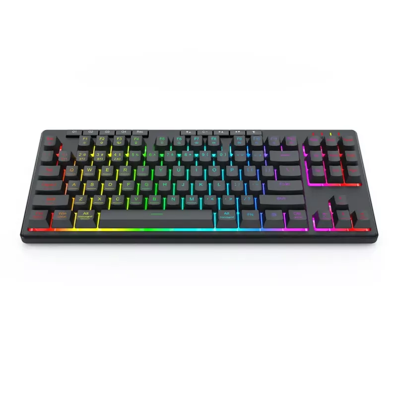 REDRAGON K516RGB-PRO SHIVA PRO 87 klawiatura USB RF bezprzewodowa Bluetooth czarna
