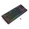 REDRAGON K516RGB-PRO SHIVA PRO 87 klawiatura USB RF bezprzewodowa Bluetooth czarna
