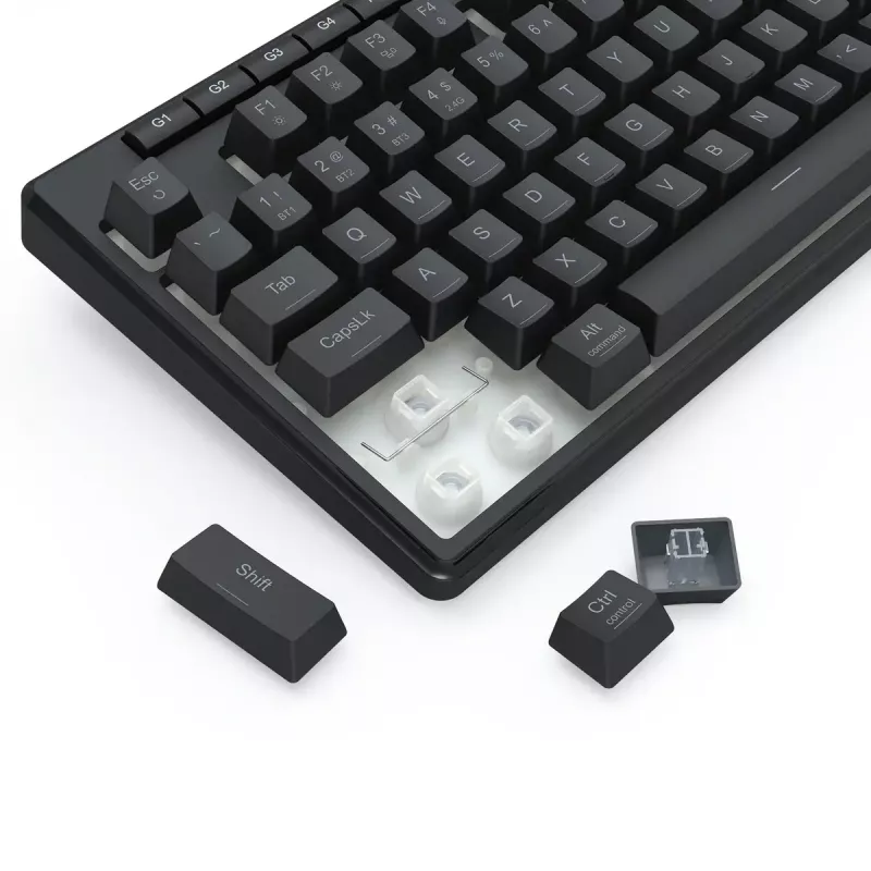 REDRAGON K516RGB-PRO SHIVA PRO 87 klawiatura USB RF bezprzewodowa Bluetooth czarna