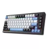 Klawiatura REDRAGON K732WLB-RGB-PRO URANUS PRO — 65% mechaniczna, USB + RF bezprzewodowa + Bluetooth, QWERTY, układy angielskie, kabel 1,5 m, Czarna/Biała