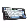Klawiatura REDRAGON K732WLB-RGB-PRO URANUS PRO — 65% mechaniczna, USB + RF bezprzewodowa + Bluetooth, QWERTY, układy angielskie, kabel 1,5 m, Czarna/Biała