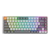 Klawiatura mechaniczna REDRAGON K652GG-RGB-PRO przewodowa bezprzewodowa Bluetooth szara