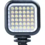 Lampa wideo LED Godox LED36 — 36 diod LED, regulowana jasność, kompaktowy panel nakamerowy