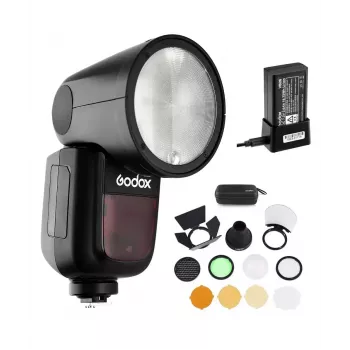 Lampa błyskowa Godox V1-C Czarny czas ładowania 1,5s 420g