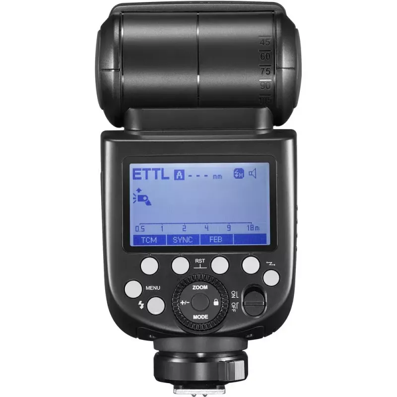 Lampa błyskowa do kamery Godox TT685 II Czarna czas recyklingu 20000 s bateria AA