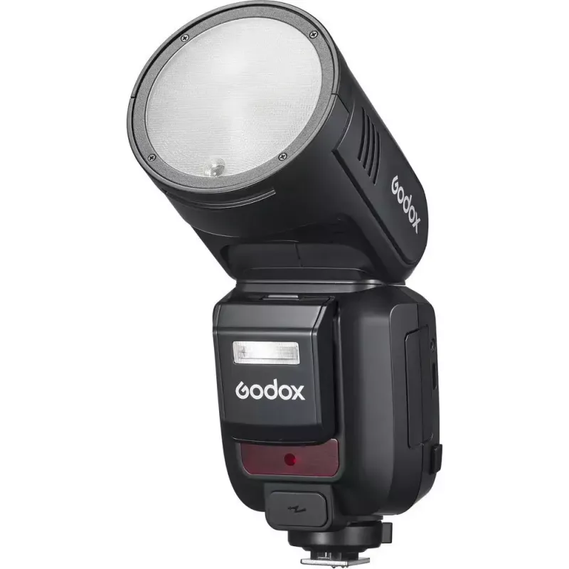Lampa błyskowa Godox V100-F do Fujifilm — przenośna lampa reporterska z akumulatorem litowo-jonowym