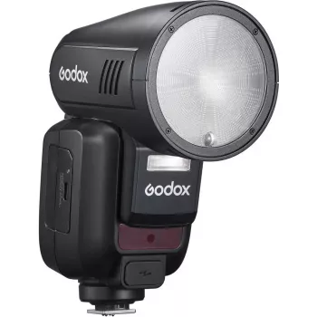 Lampa błyskowa Godox V100-F do Fujifilm — przenośna lampa reporterska z akumulatorem litowo-jonowym