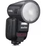 Lampa błyskowa Godox V100-F do Fujifilm — przenośna lampa reporterska z akumulatorem litowo-jonowym