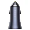 Ładowarka samochodowa Baseus TZCCJD-0G 40W ciemnoszary — adapter USB do gniazda zapalniczki, moc 40W