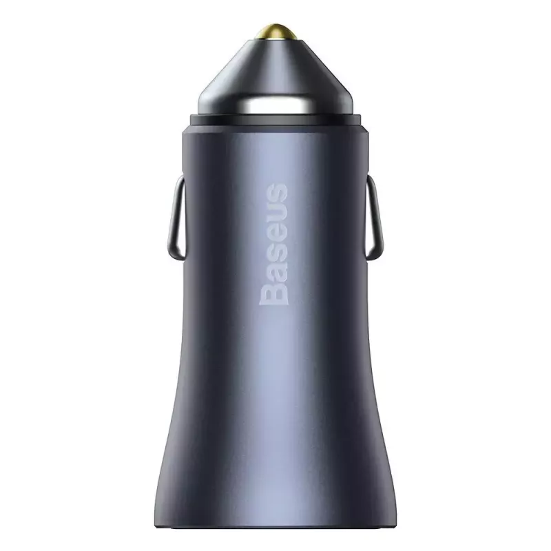 Ładowarka samochodowa Baseus TZCCJD-0G 40W ciemnoszary — adapter USB do gniazda zapalniczki, moc 40W
