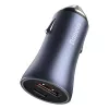 Ładowarka samochodowa Baseus TZCCJD-0G 40W ciemnoszary — adapter USB do gniazda zapalniczki, moc 40W