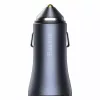 Ładowarka samochodowa Baseus TZCCJD-0G 40W ciemnoszary — adapter USB do gniazda zapalniczki, moc 40W