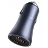 Ładowarka samochodowa Baseus TZCCJD-0G 40W ciemnoszary — adapter USB do gniazda zapalniczki, moc 40W
