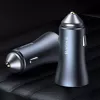Ładowarka samochodowa Baseus TZCCJD-0G 40W ciemnoszary — adapter USB do gniazda zapalniczki, moc 40W