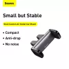 Active holder Baseus Steel Cannon Mobile phone Czarny srebrny