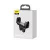 Active holder Baseus Steel Cannon Mobile phone Czarny srebrny