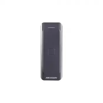 Czytnik kontroli dostępu Hikvision DS-K1802E, czarny, DC 0–12 V, maks. 0,15 A, 115,9×43,3×17 mm