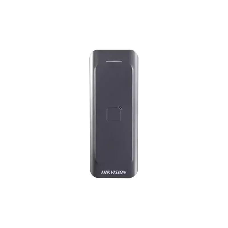 Czytnik kontroli dostępu Hikvision DS-K1802E, czarny, DC 0–12 V, maks. 0,15 A, 115,9×43,3×17 mm