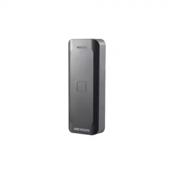 Czytnik kontroli dostępu Hikvision DS-K1802E, czarny, DC 0–12 V, maks. 0,15 A, 115,9×43,3×17 mm