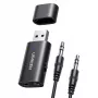 UGREEN Bluetooth audio adapter UGR1207BLK Bluetooth 5.1 z wyjściem AUX 3,5 mm