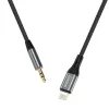 DUDAO kabel audio Lightning - mini jack 3,5 mm 1 m szary L11PRO