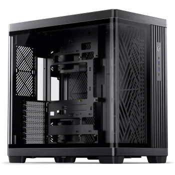 Obudowa komputerowa Jonsbo TK-4 Midi-Tower ATX z panelem bocznym ze szkła hartowanego, czarna
