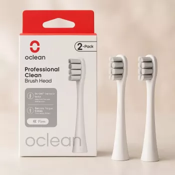 Zapasowe końcówki do szczoteczki do zębów OCLEAN P1C10 szare, 2 sztuki